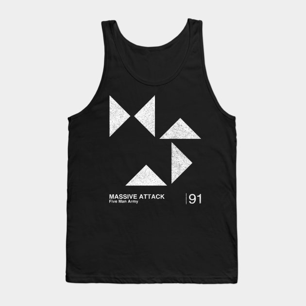 Five Man Army  / Minimalist Graphic Artwork Design Tank Top by saudade